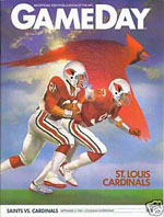 1983 Saints-Cards Program